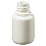 Nalgene&trade; Boston Round Opaque White HDPE Bottles without Closure: Bulk Pack