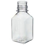 Nalgene&trade; Square Polycarbonate Graduated Bottles without Closure: Tray Pack