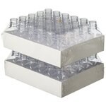 Nalgene&trade; Square Polycarbonate Graduated Bottles without Closure: Tray Pack