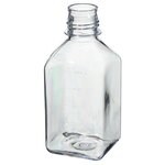 Nalgene&trade; Square Polycarbonate Graduated Bottles without Closure: Tray Pack