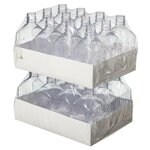 Nalgene&trade; 方形聚碳酸酯不带盖刻度瓶：托盘包装