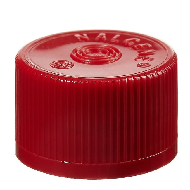 适用于血清样品瓶的 Nalgene&trade; 连续螺纹衬垫瓶盖：无菌、散装