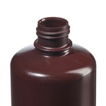 Amber HDPE Narrow-Mouth Bottles