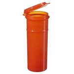 适用于光敏样品的 Capitol Vial 掀盖式容器，1.52 oz.，琥珀色