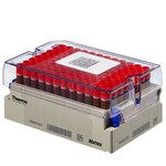 装在带条形码的锁闩架中的 Matrix&trade; 1.0mL 螺旋盖管