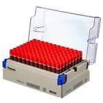 装在带条形码的锁闩架中的 Matrix&trade; 1.0mL 螺旋盖管