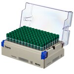 装在带条形码的锁闩架中的 Matrix&trade; 1.0mL 螺旋盖管