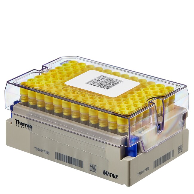 Matrix&trade; 1.0mL ScrewTop Tubes in Barcoded Latch Racks