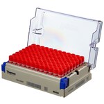 采用条形码锁闩支架包装的 Matrix&trade; 0.5 mL 螺口管