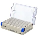 采用条形码锁闩支架包装的 Matrix&trade; 0.5 mL 螺口管