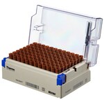 装在带条形码的锁闩架中的 Matrix&trade; 1.0mL 螺旋盖管