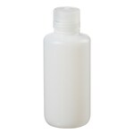 Nalgene&trade; 带盖窄口 LDPE 瓶