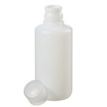 Nalgene&trade; 带盖窄口 LDPE 瓶