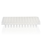 PCR 板,96 孔,半裙边,平面