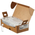 0.060in. 透明 VOA 玻璃样品瓶。隔垫