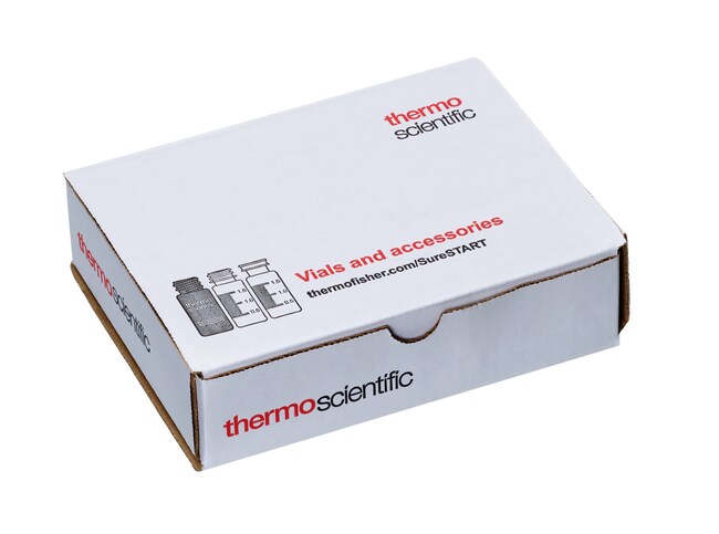 SureSTART™ 经 EPA 认证的螺口样品瓶和瓶盖套件,2级高通量应用