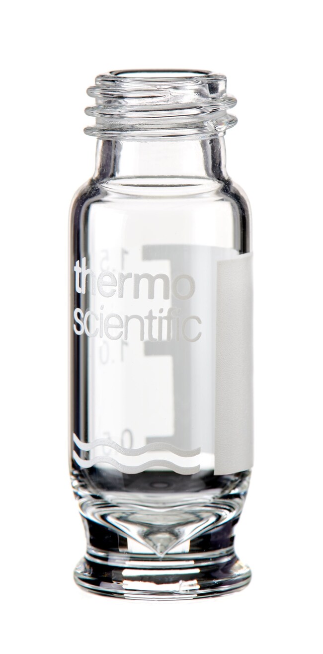 SureSTART&trade; 1.7 mL Glass High Recovery Screw Top Microvials for &lt;2 mL Samples, Level 2 High-Throughput Applications
