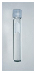 带聚丙烯螺旋盖的一次性硼硅酸盐玻璃管