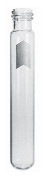 带螺纹端的一次性硼硅酸盐玻璃管