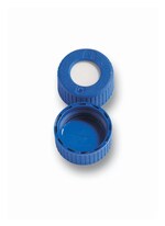 9 mm 自动进样器样品瓶带隔垫开孔螺口盖，6 mm 开孔