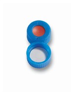 9 mm 自动进样器样品瓶带隔垫开孔螺口盖，6 mm 开孔