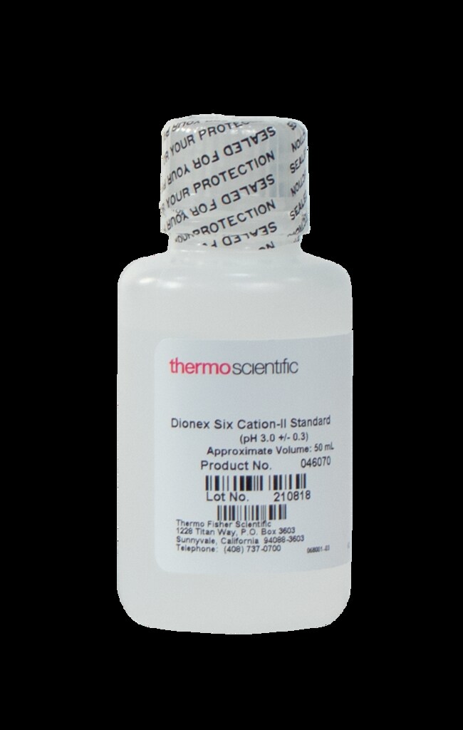 Dionex&trade; Combined Six Cation Standard