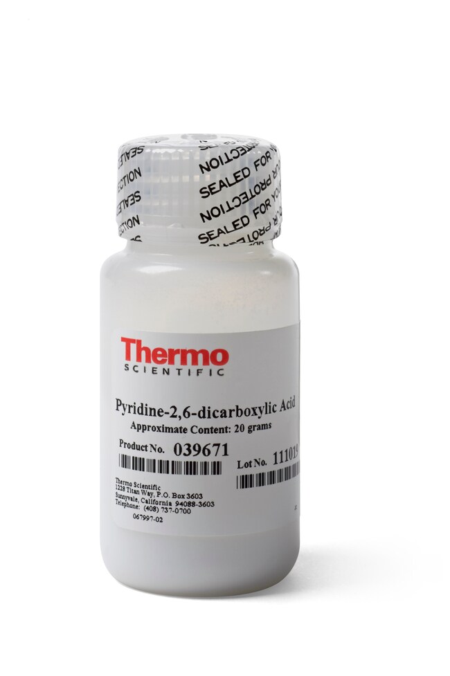 过渡金属分析试剂，吡啶-2,6-二羧酸 (PDCA)