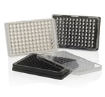 96孔黑色/透明底孔板，TC 表面