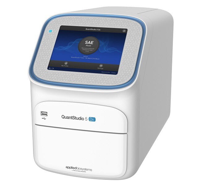 QuantStudio&trade; 5 Dx Real-Time PCR System, 96-well, 0.2 mL, laptop