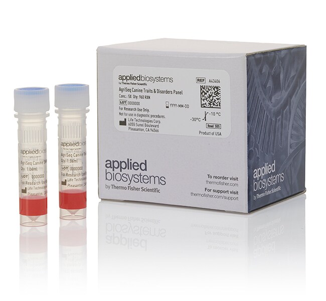 AgriSeq&trade; 犬性状和遗传病Panel