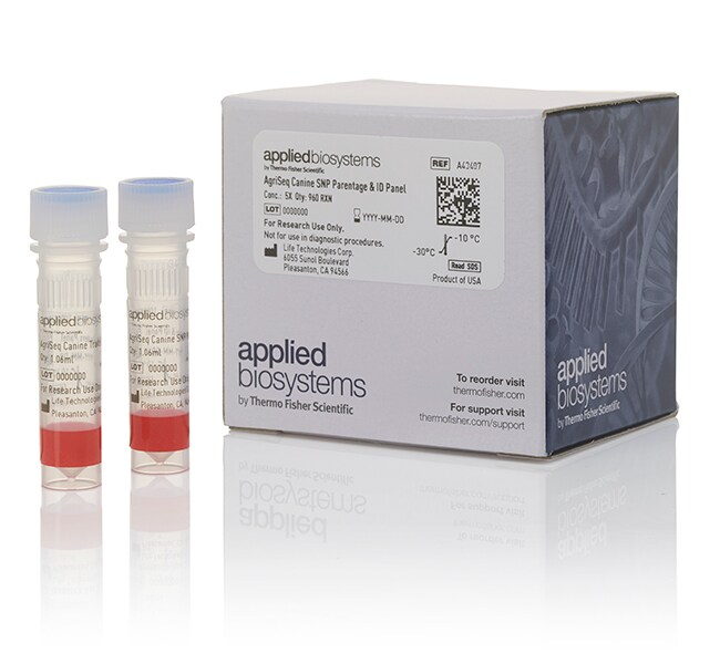 AgriSeq&trade; 犬 SNP 亲缘关系和个体识别Panel