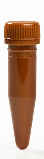 琥珀色螺旋盖微型管