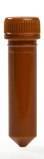 琥珀色螺旋盖微型管