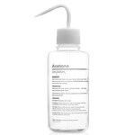 Nalgene&trade; Right-to-Understand FEP 安全洗瓶根据《全球化学品统一分类和标签制度》(GHS) 标记苛性化学品