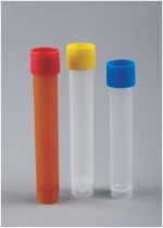 Capitol Vial 10mL 和 12mL 带预装螺旋盖的螺纹运输管