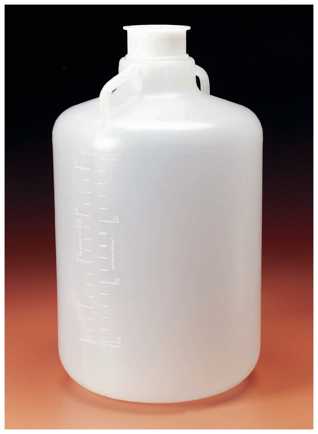 Nalgene&trade; Polypropylene, Carboy with 3 in. Sanitary Neck