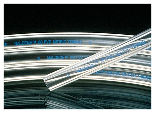 Nalgene&trade; 180 Clear Plastic PVC Metric Tubing