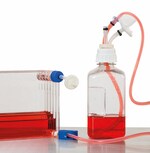 Nalgene&trade; Top Works&trade; 铂金固化硅胶,聚丙烯,带 1/4 英寸MPC 接头的预组装瓶盖,汲取管和 0.2 微米排气过滤器