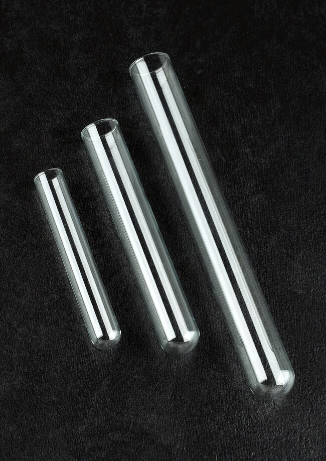 Sterilin&trade; Round Base Rimless Borosilicate Glass Rimless Tubes