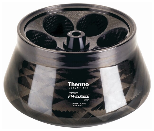 Fiberlite&trade; F14-6 x 250LE Fixed Angle Rotor