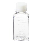 Nalgene&trade; 方型带盖 PET 培养基瓶：无菌、热塑托盘装