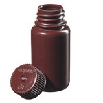 Nalgene&trade; 实验室级琥珀色 HDPE 广口瓶
