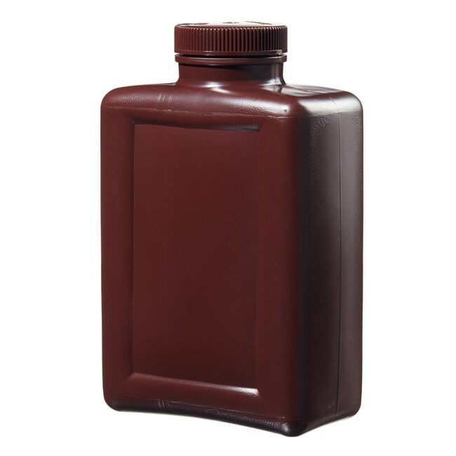 Nalgene&trade; 琥珀色 HDPE 矩形瓶