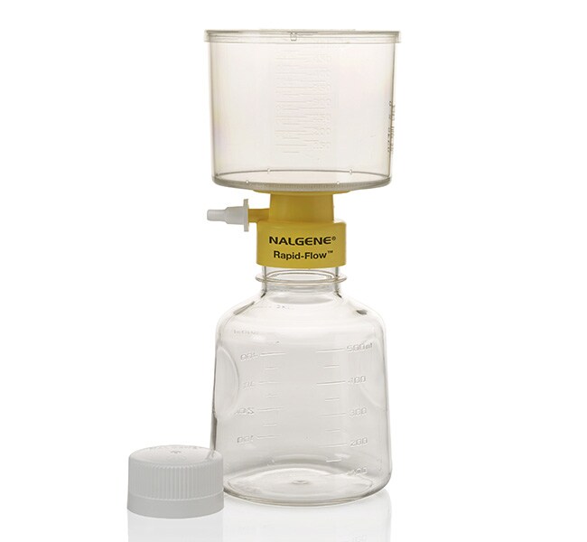 Nalgene&trade; Rapid-Flow&trade; Sterile Disposable Filter Units with PES, CN, SFCA or Nylon Membranes