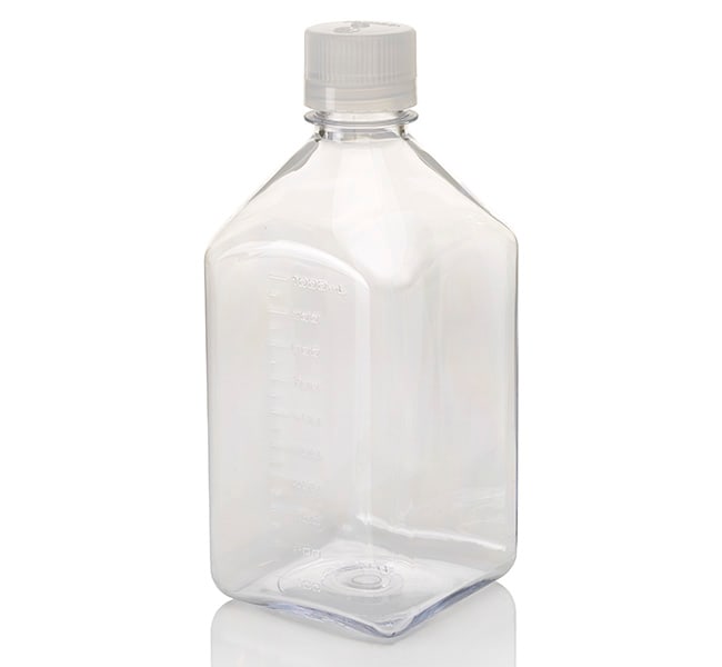 Nalgene&trade; Square Polycarbonate Bottles with Closure