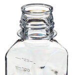 Nalgene&trade; 方型带盖 PETG 培养基瓶：非无菌，热塑托盘包装