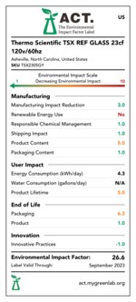 TSX 系列高性能实验室冷藏箱