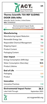 TSX 系列高性能实验室冷藏箱