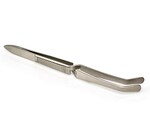 Nalgene&trade; Stainless-Steel Forceps, bent tip