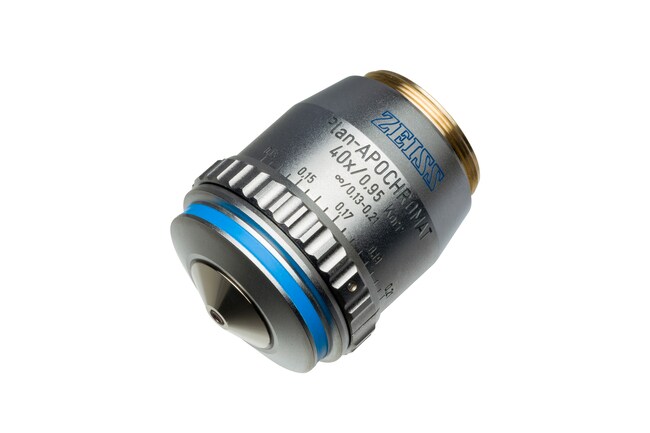 ZEISS 40X Plan-Apochromat Objective, 0.95 NA, correction collar, M27 thread